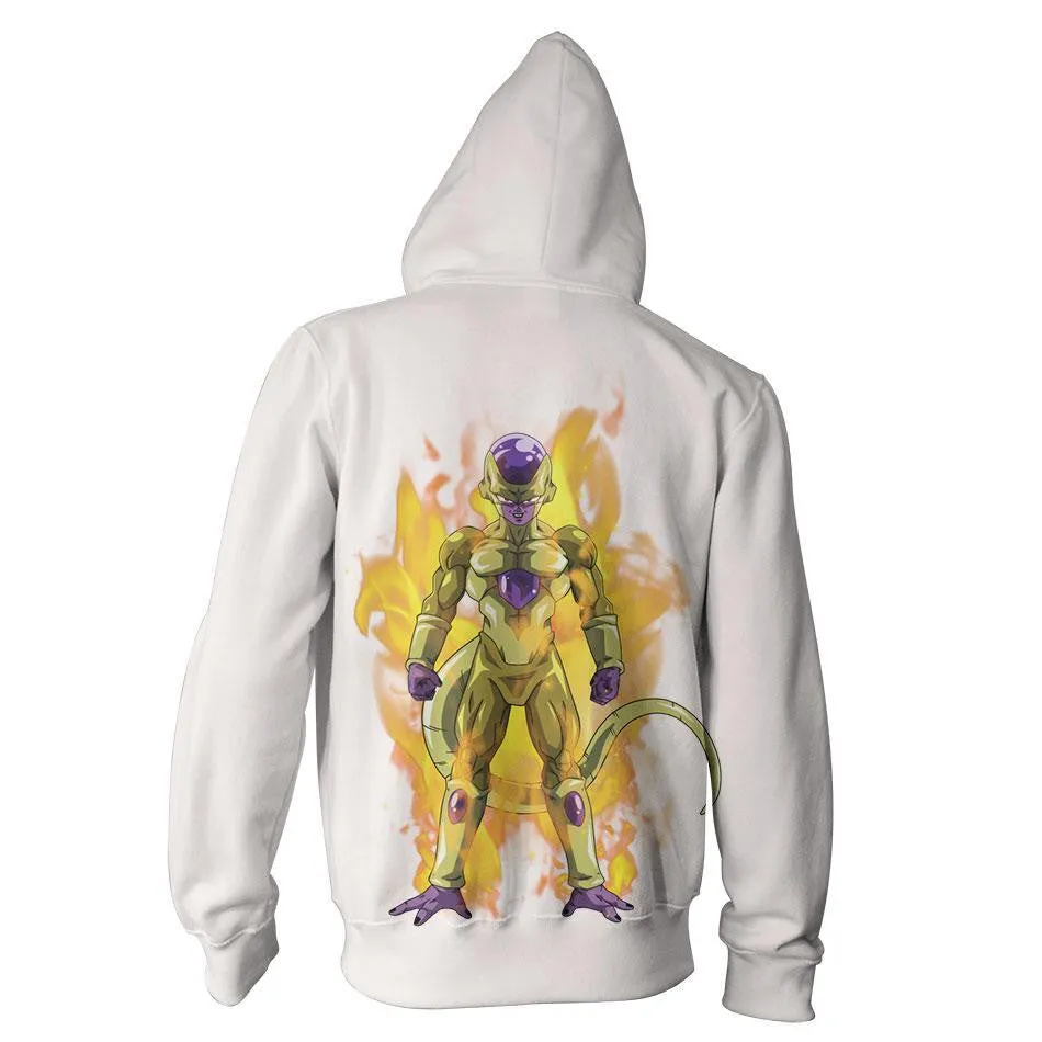 Yellow Dragon Ball Zip Up Hoodie