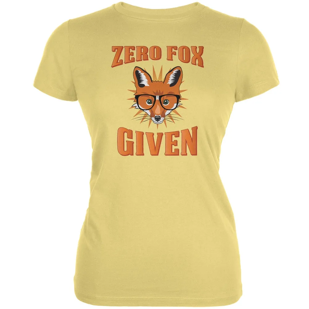 Zero Fox Given Aqua Juniors Soft T-Shirt