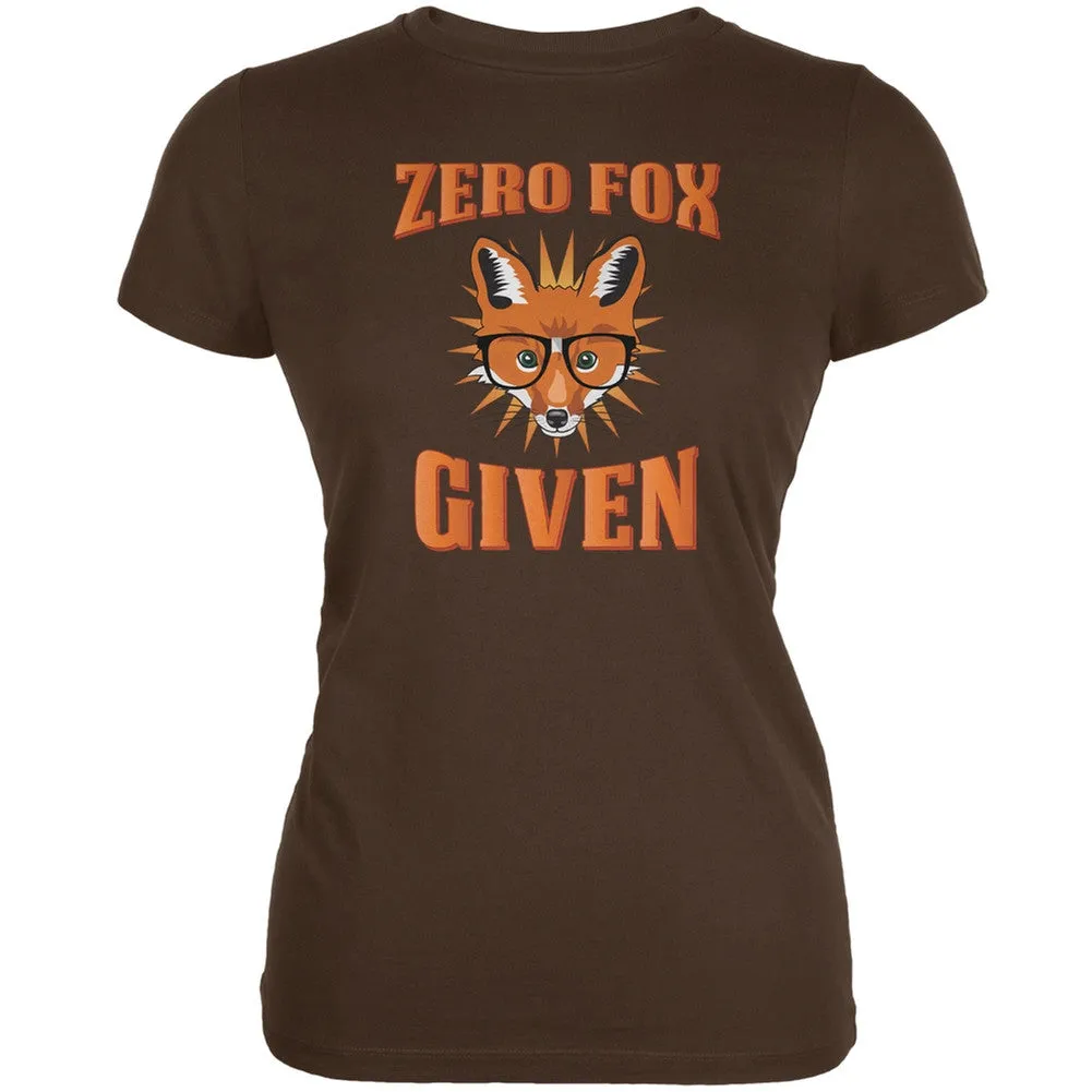 Zero Fox Given Aqua Juniors Soft T-Shirt